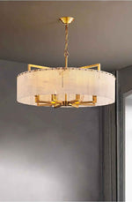 Vard Mahailey Gold Marble Chandelier