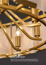 Vard Mahailey Gold Marble Chandelier