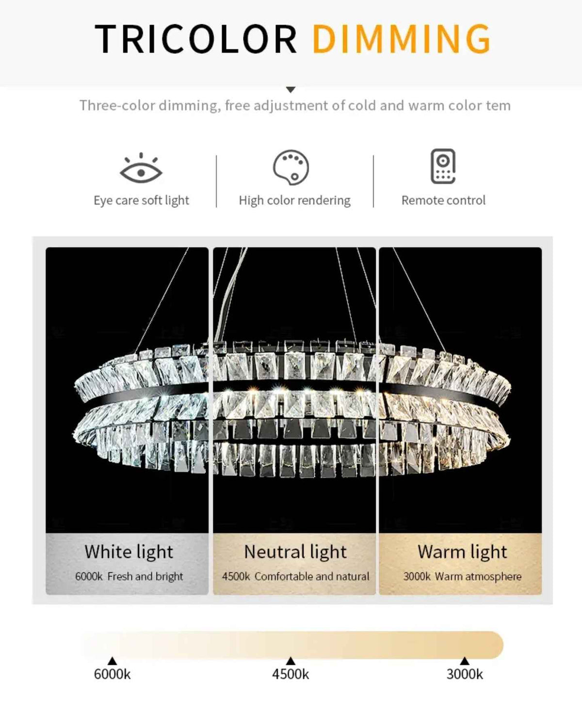 Muscato Antebi Gold/Black Chandelier- Round/Rectangular