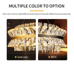 Muscato Antebi Gold/Black Chandelier- Round/Rectangular