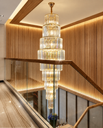 Large Tower Classic Crystal Chandelier