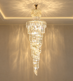 Spiral Crystal Chandelier Light