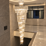 Spiral Crystal Chandelier Light