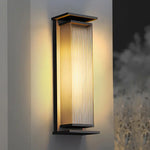 Midlothian Darena Black Outdoor Wall Lamp