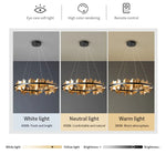 The Gilded Galaxy Chandelier- Gold/Sliver