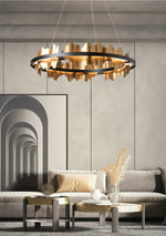 The Gilded Galaxy Chandelier- Gold/Sliver