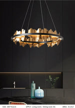The Gilded Galaxy Chandelier- Gold/Sliver