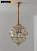 Aurora Cascade Pendant Light- Gold/Black