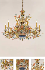 Cristelle Andish Copper Crystal Chandelier