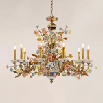 Cristelle Andish Copper Crystal Chandelier