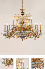 Cristelle Andish Copper Crystal Chandelier