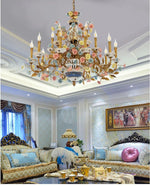 Cristelle Andish Copper Crystal Chandelier