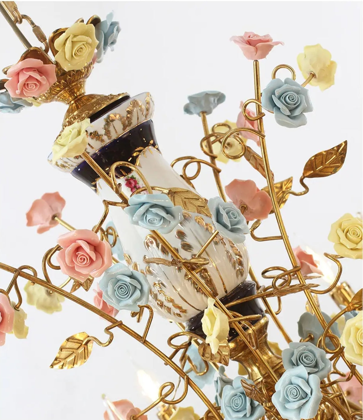 Cristelle Andish Copper Crystal Chandelier