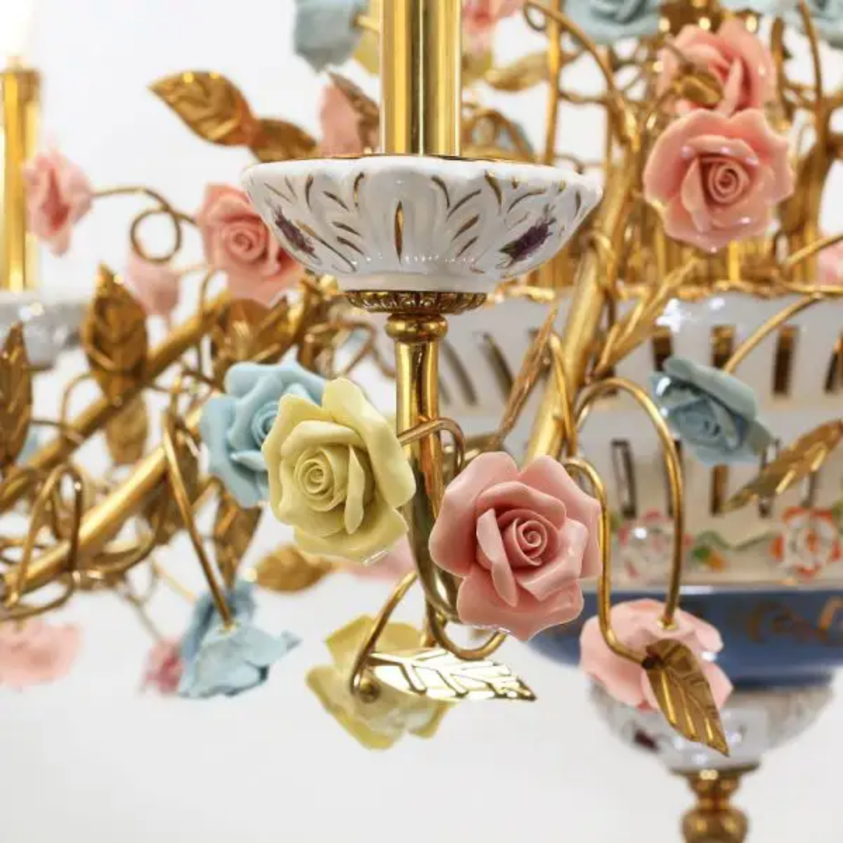 Cristelle Andish Copper Crystal Chandelier