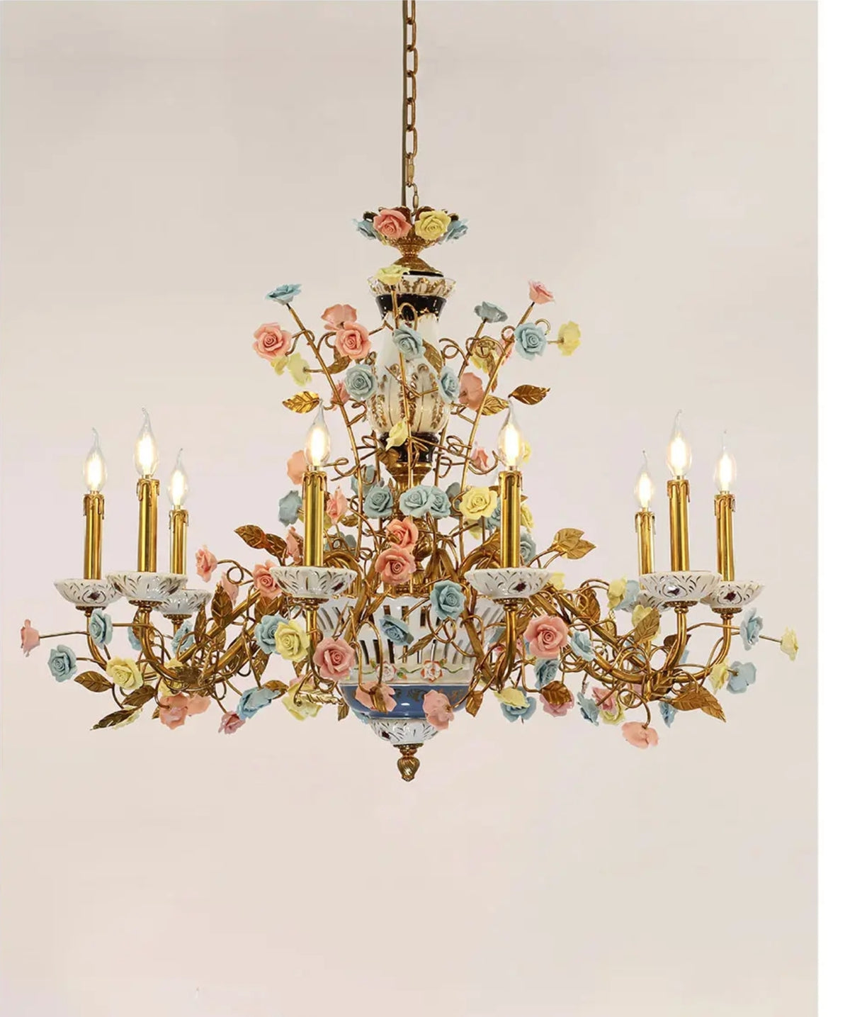Cristelle Andish Copper Crystal Chandelier