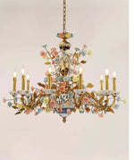 Cristelle Andish Copper Crystal Chandelier