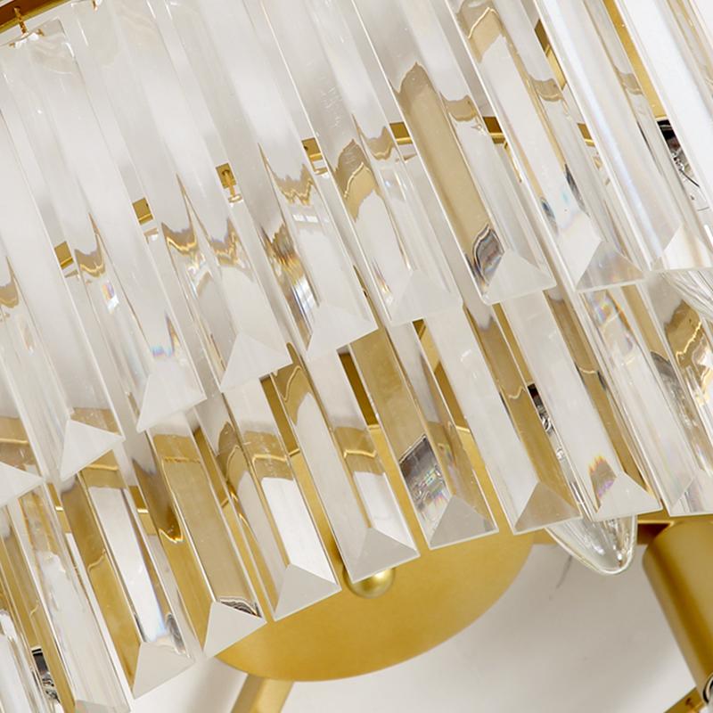 Round Brass Ceiling Light - Gold/Chrome/Black - Reflect Lighting