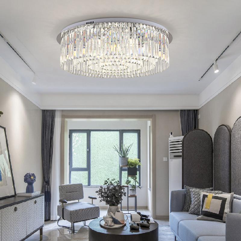 Round Brass Ceiling Light - Gold/Chrome/Black - Reflect Lighting