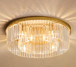 Round Brass Ceiling Light - Gold/Chrome/Black - Reflect Lighting