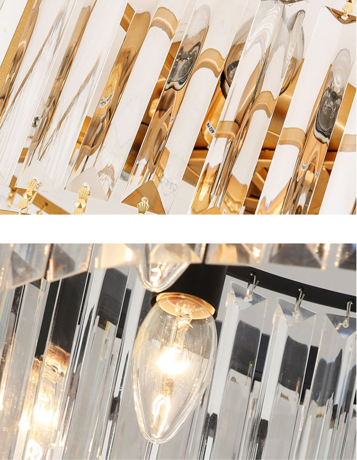 Round Gold Ceiling Light - Reflect Lighting