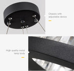 Black Stoned Chandelier