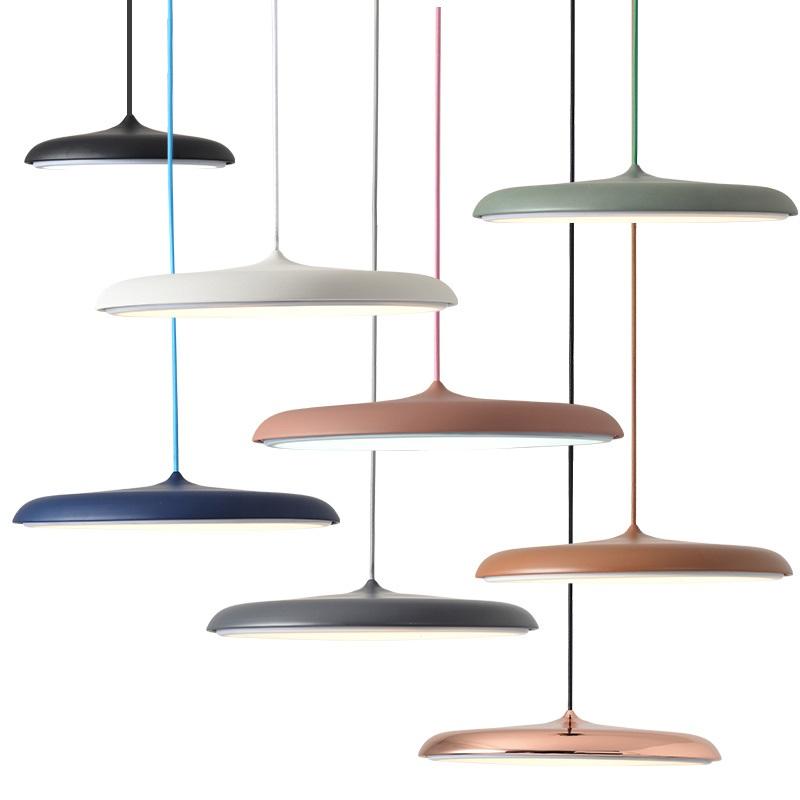 Simple Metal Led Pendant Lighting- 8 Colours