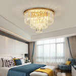Crystal Rounded Ceiling Chandelier