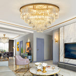 Crystal Rounded Ceiling Chandelier