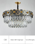 Orchard Chandelier Golden Lisianthus - Round/Rectangle - Reflect Lighting