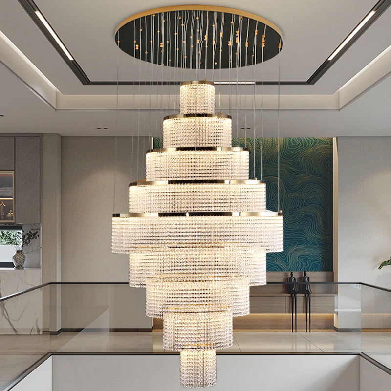 Aayan Allysha Gold Crystal Chandelier