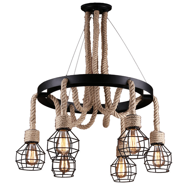 Drop Down Rope Chandelier