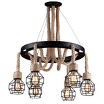 Drop Down Rope Chandelier