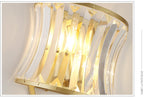 Crystal Suncatcher Feng Shui Wall Lamp Diamond- Black/Gold - Reflect Lighting