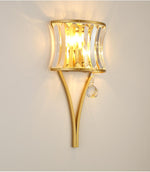 Crystal Suncatcher Feng Shui Wall Lamp Diamond- Black/Gold - Reflect Lighting