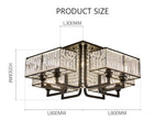 Eshleman Black Crystal Chandelier - Reflect Lighting