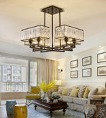Eshleman Black Crystal Chandelier - Reflect Lighting