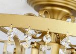 Cerium Crystal Chandelier- Gold/Black - Reflect Lighting