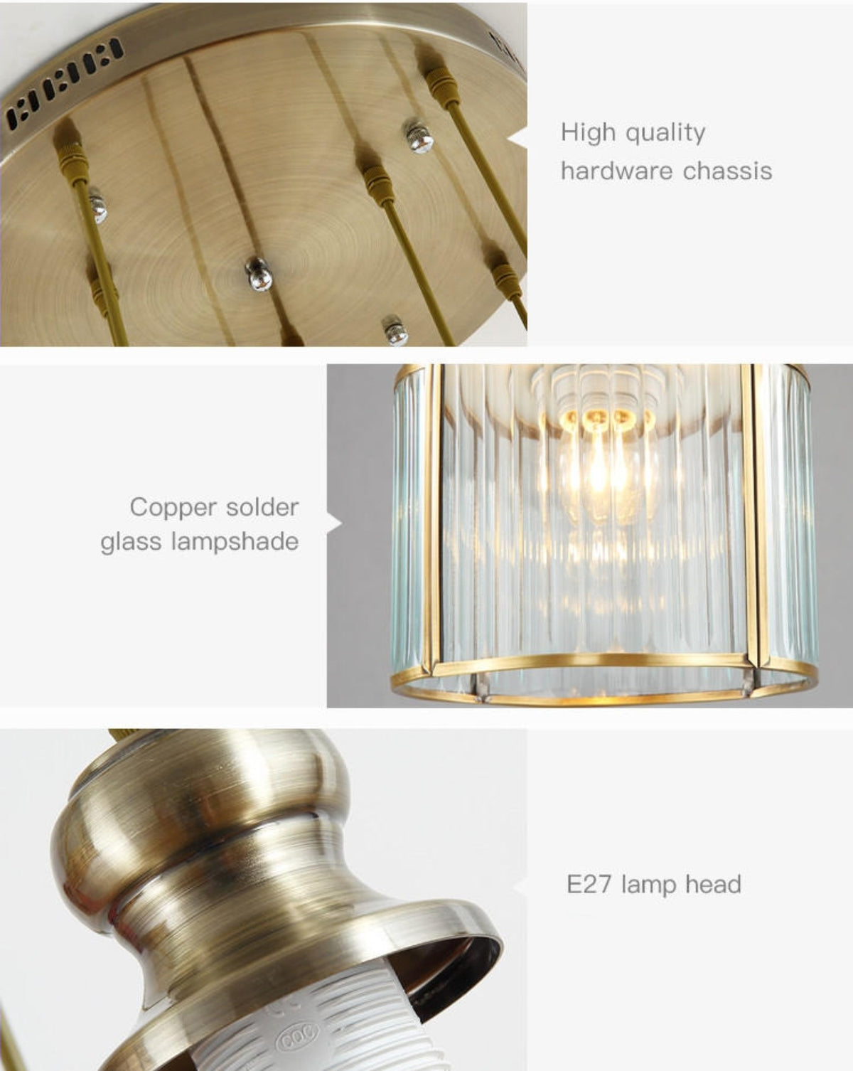 Nacomia Copper Staircase Chandelier - Reflect Lighting