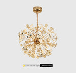 Lotus Flower Crystal Chandelier-6 Colours - Reflect Lighting