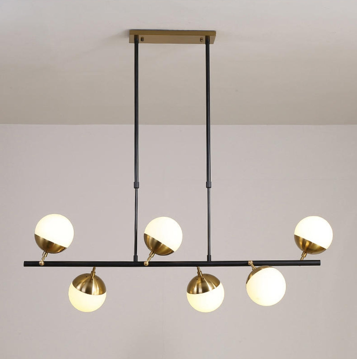 Jeri 6 Light Sputnik Chandelier - Reflect Lighting