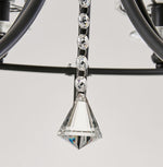 Black Zellers Crystal Shaded Chandelier - Reflect Lighting