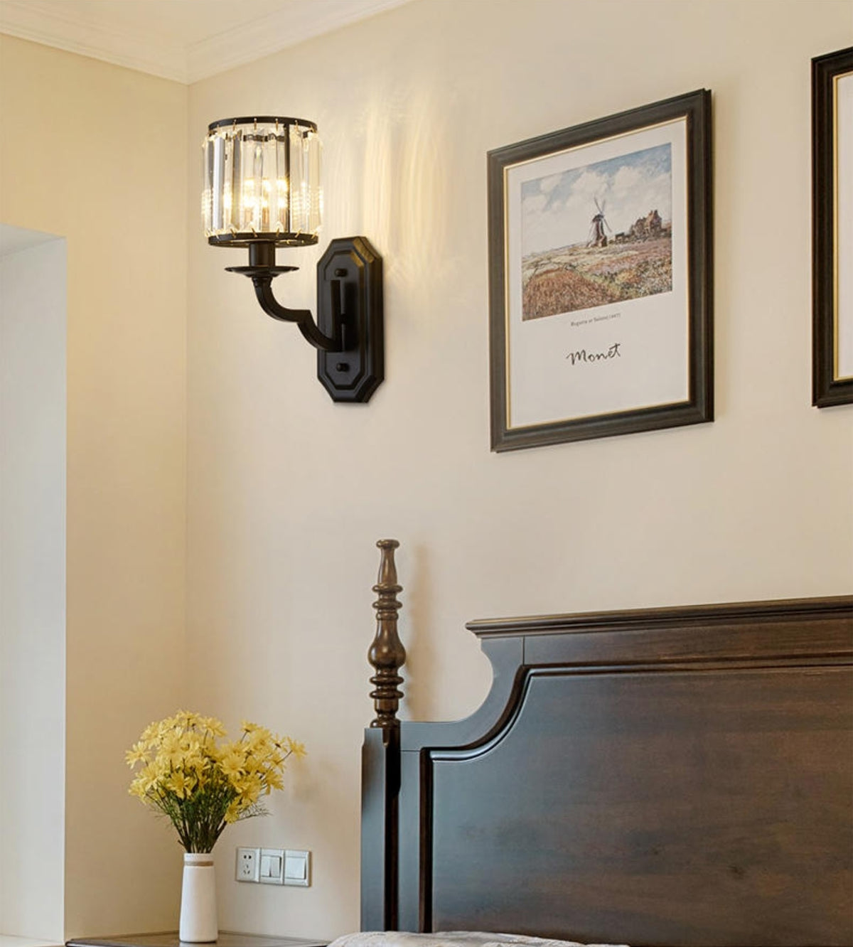 Crystal Bobeche Wall Lamp - Reflect Lighting