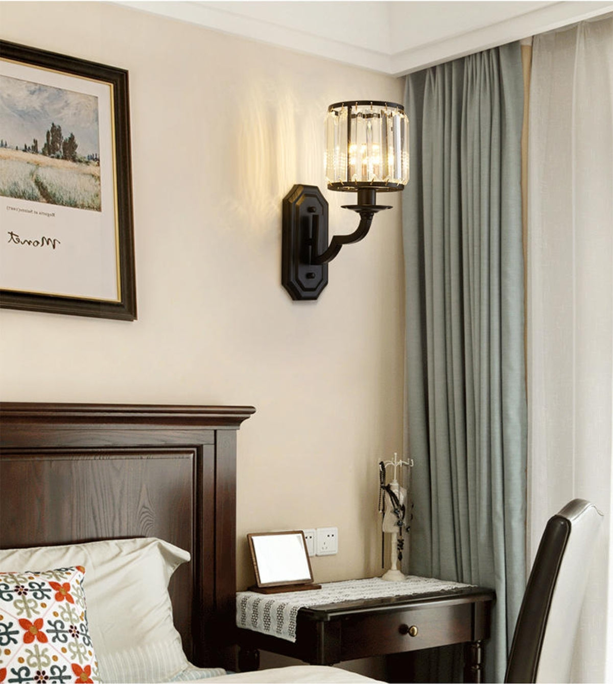 Crystal Bobeche Wall Lamp - Reflect Lighting