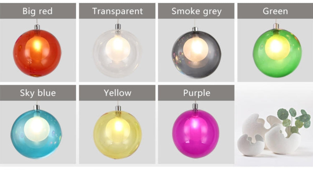 Glass Led Lights Chandelier- Multicolored/Clear - Reflect Lighting