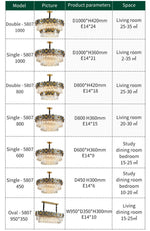 Orchard Chandelier Golden Lisianthus - Round/Rectangle - Reflect Lighting