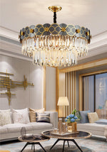 Orchard Chandelier Golden Lisianthus - Round/Rectangle - Reflect Lighting