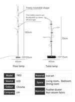 Althea Bifurcation Led-Table Lamp/Floor Lamp - Reflect Lighting