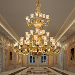Drewett Gold Premium Chandelier - Reflect Lighting
