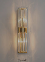 Bambini Gold Crystal Wall Light - 2 Shapes - Reflect Lighting