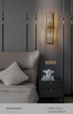 Bambini Gold Crystal Wall Light - 2 Shapes - Reflect Lighting